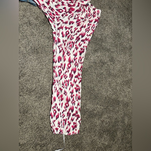 Scotch and soda gia purple floral print wide leg trousers size medium 29 - Picture 14 of 16